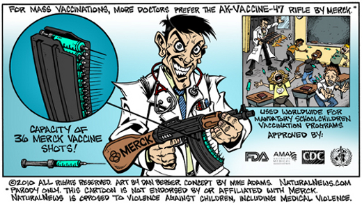 Are mandatory vaccinations acts of violence against children?: Vaccines are weapons and a form of bioterrorism (21/02/10)