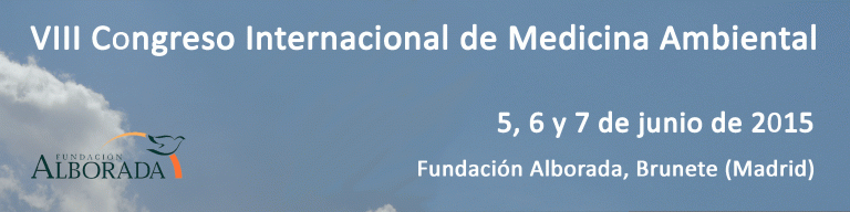 VIII Congreso Internacional de Medicina Ambiental: 5-7 junio 2015, Brunete (Madrid)
